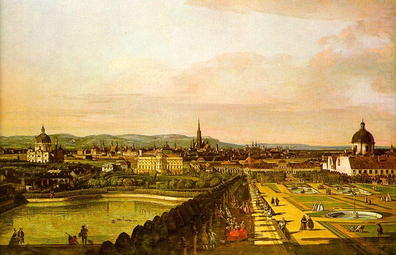 Bernardo Berlotto View of Vienna from the Belvedere china oil painting image